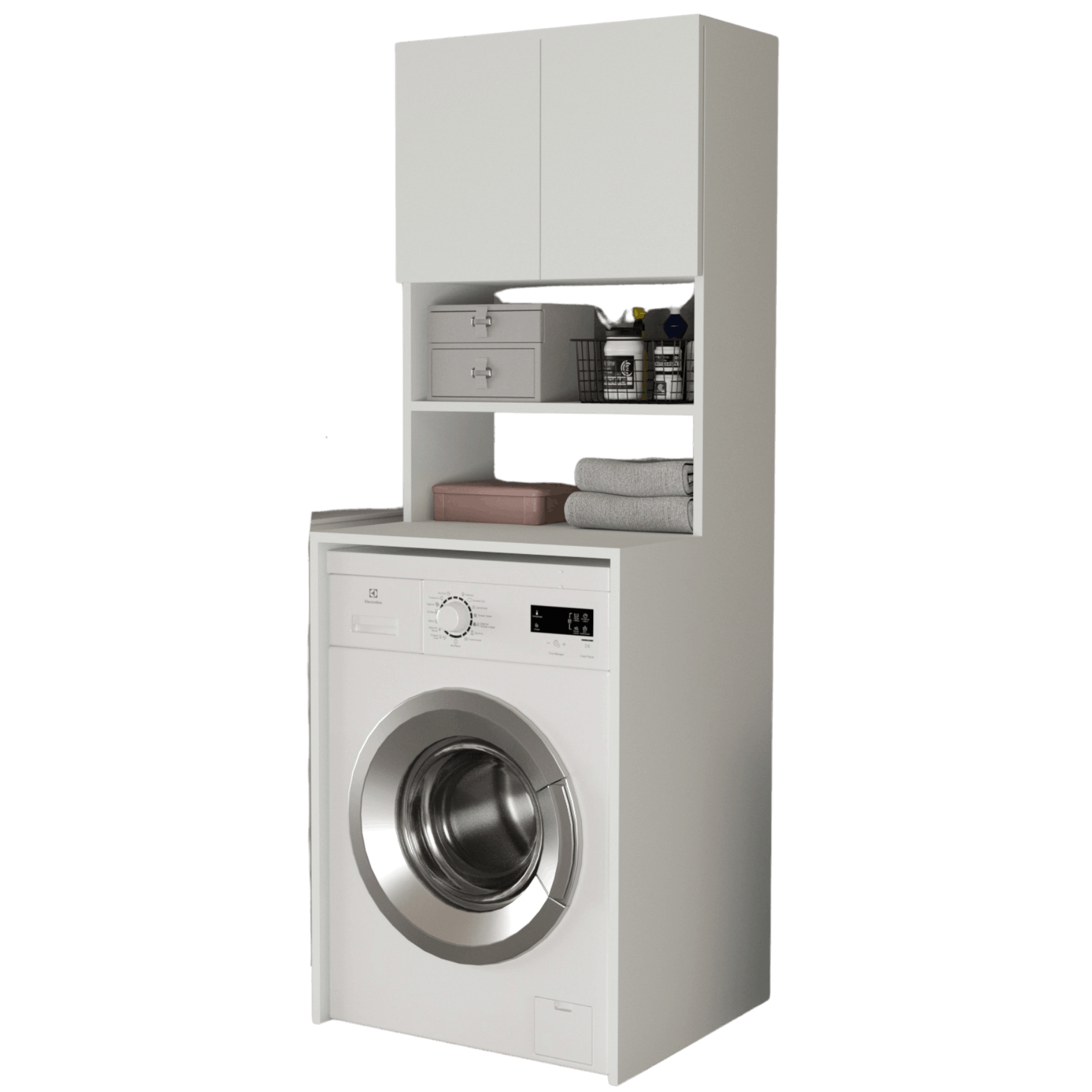 Vera 2 Kapaklı Çamaşır Makinesi Dolabı