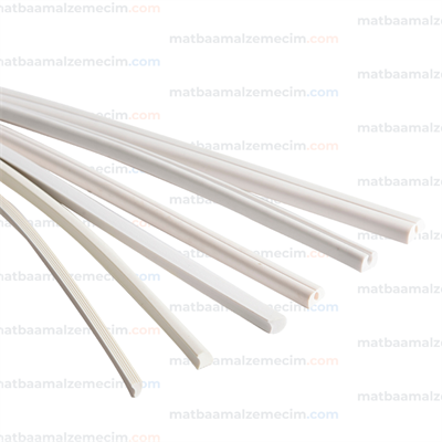 Beyaz Profil Lastik 7.25x5x700mm(50adet/kutu)