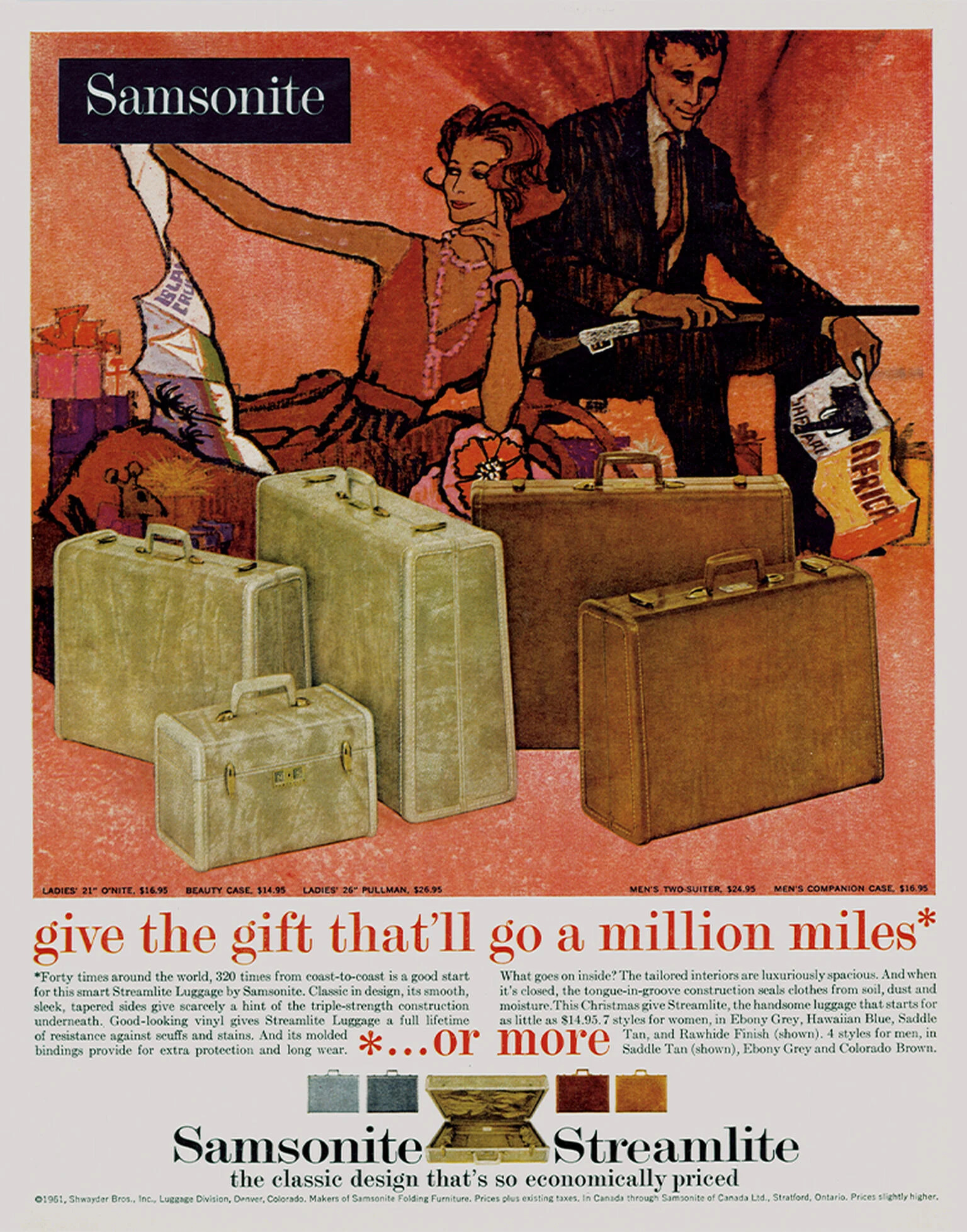 Samsonite 1941 Streamlite