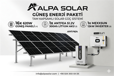 12 Kw Güneş Enerji Paketi 