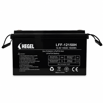 HEGEL LİFEPO4 LİTYUM AKÜ 12.8V 150AH