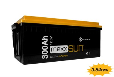 MEXXSUN Lityum Akü 12,8V 300Ah (LiFePo4) 3840Wh
