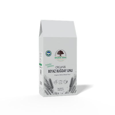 Organik Beyaz Buğday Unu 1kg