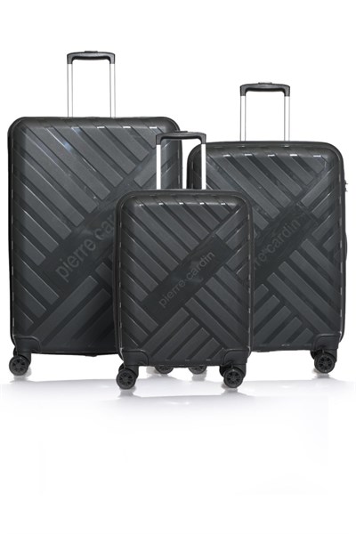 04pc1950-set Antrasit Unisex 3 Lü Set Bavul