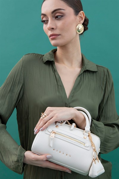 KADIN EL ÇANTASI BEYAZ SLY153