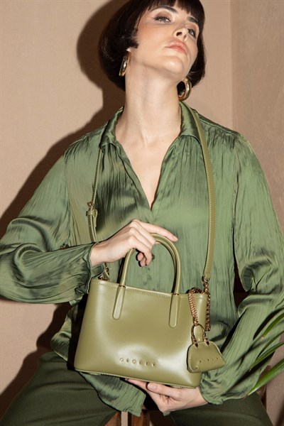 KADIN EL ÇANTASI YEŞİL SLY156