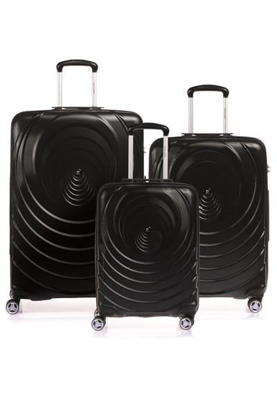 Pıerre Cardın 04pc1100-set Siyah Siyah Unısex 3 Lü Set Bavul