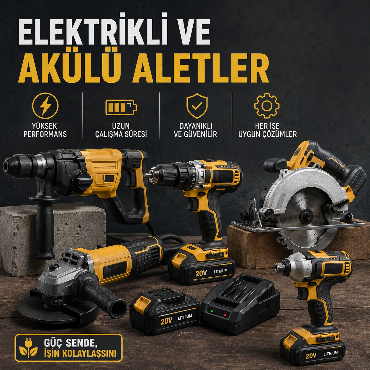 Elektrikli ve Akülü Aletler