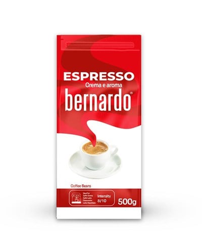 Bernardo Espresso Ruby Roast 500g x 10 adet