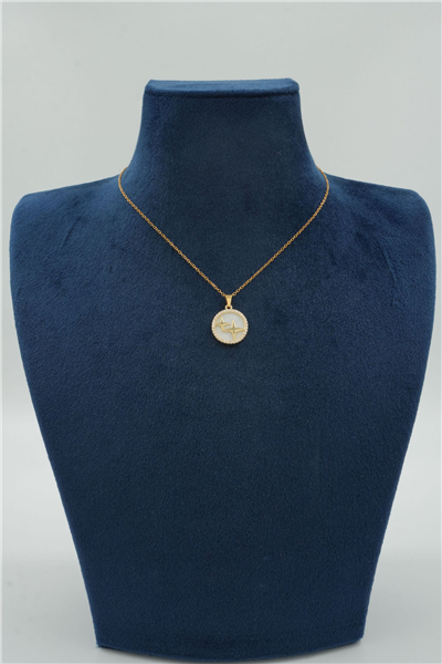 Premium Uçlu Kolye Gold