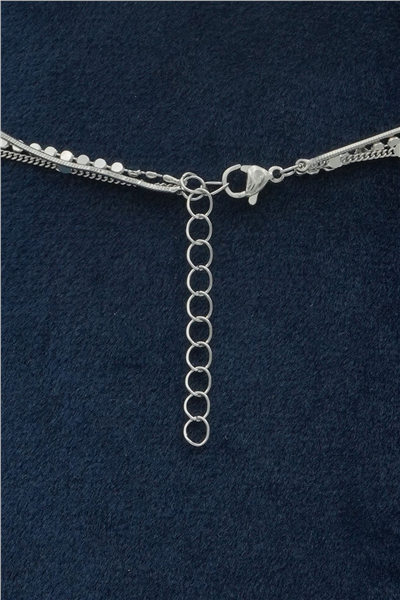 Premium Çoklu Kolye Silver