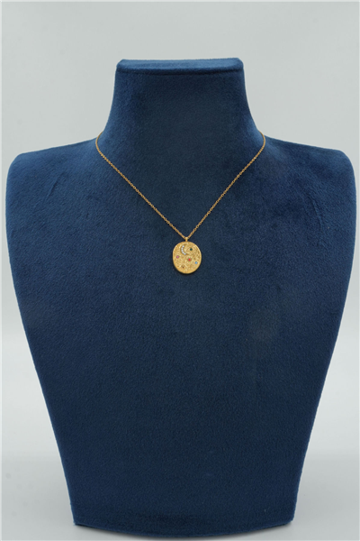 Premium Uçlu Kolye Gold
