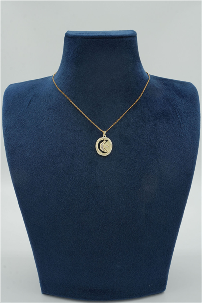 Premium Uçlu Kolye Gold