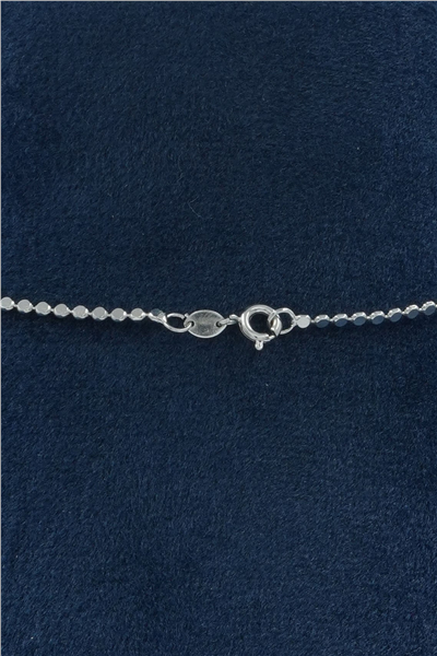 Premium Uçlu Kolye Silver