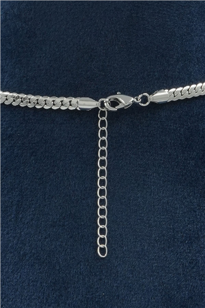 Premium Uçlu Kolye Silver