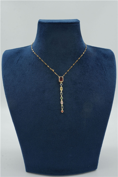 Premium Uçlu Kolye Gold