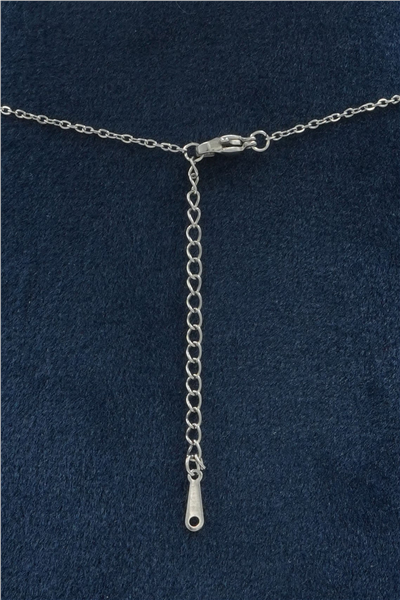 Premium Uçlu Kolye Silver