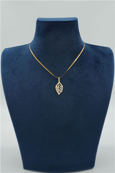 Premium Uçlu Kolye Gold