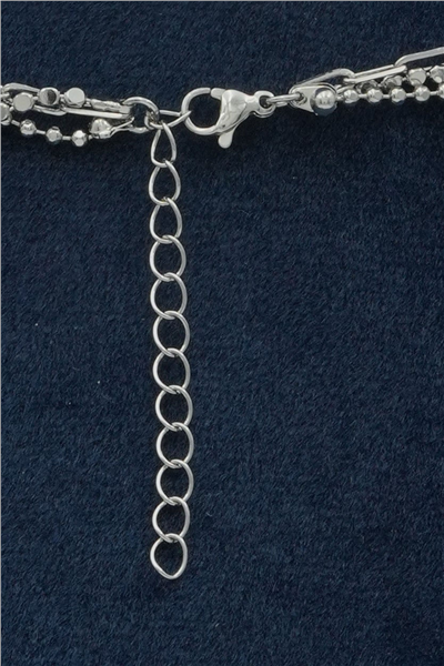 Premium Çoklu Kolye Silver