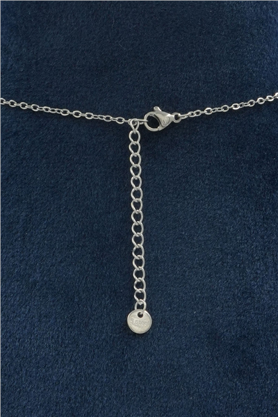 Premium Uçlu Kolye Silver