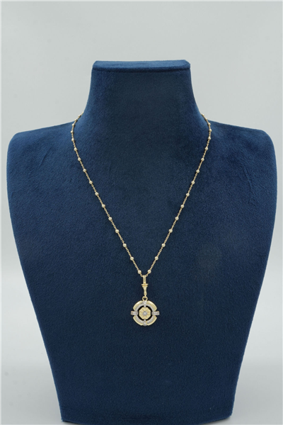 Premium Uçlu Kolye Gold