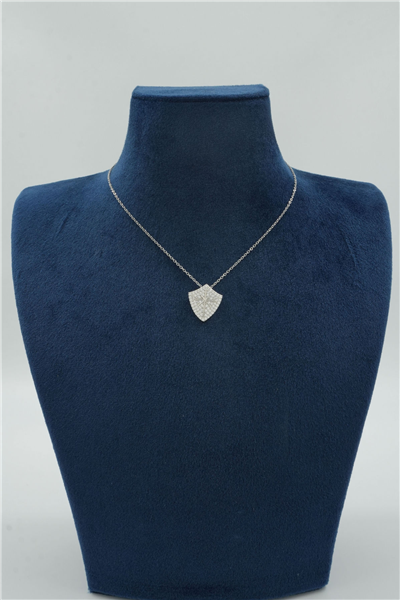 Premium Uçlu Kolye Silver