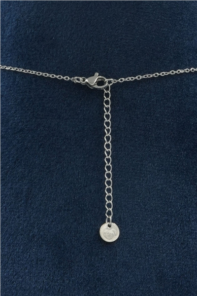 Premium Uçlu Kolye Silver