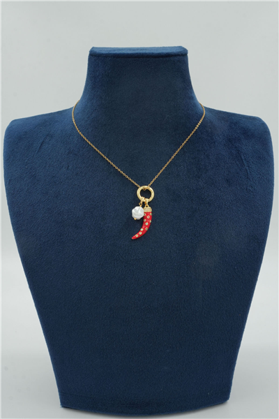 Premium Uçlu Kolye Gold