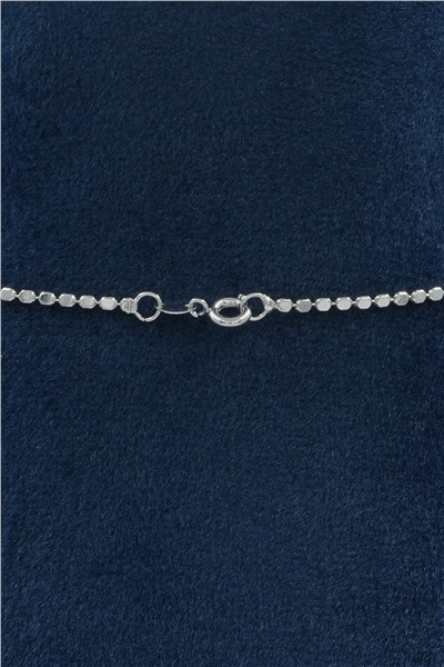 Premium Uçlu Kolye Silver