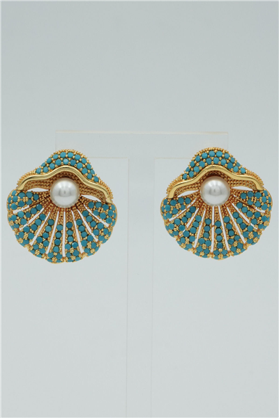 Özgün Tasarımlı  Premium Küpe Gold