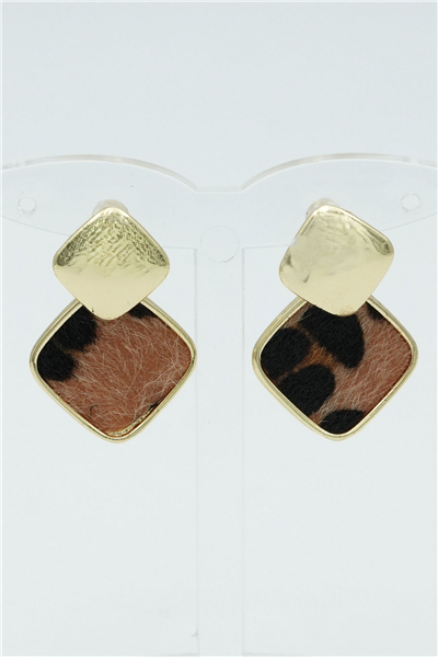 Özgün Tasarımlı  Premium Küpe Gold