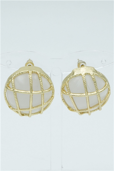 Özgün Tasarımlı  Premium Küpe Gold