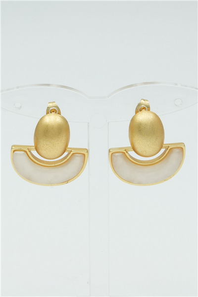 Özgün Tasarımlı  Premium Küpe Gold