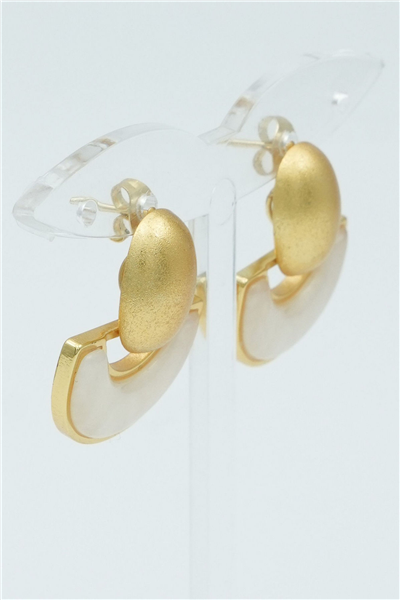 Özgün Tasarımlı  Premium Küpe Gold