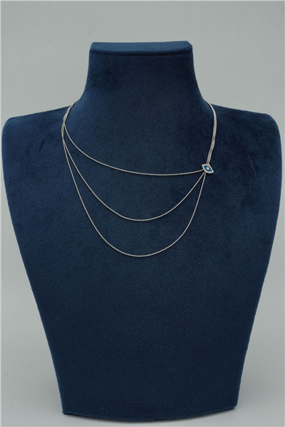 Premium Çoklu Kolye Silver