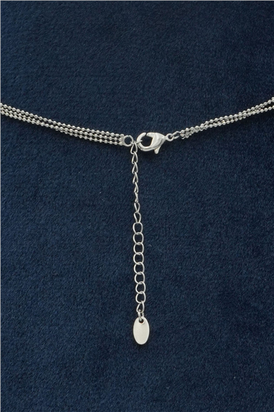 Premium Çoklu Kolye Silver