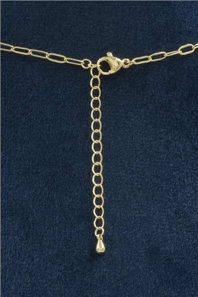Premium Uçlu Kolye Gold