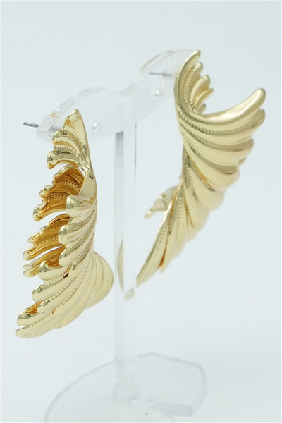 Özgün Tasarımlı  Premium Küpe Gold