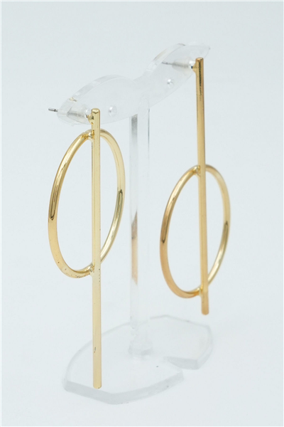 Özgün Tasarımlı  Premium Küpe Gold