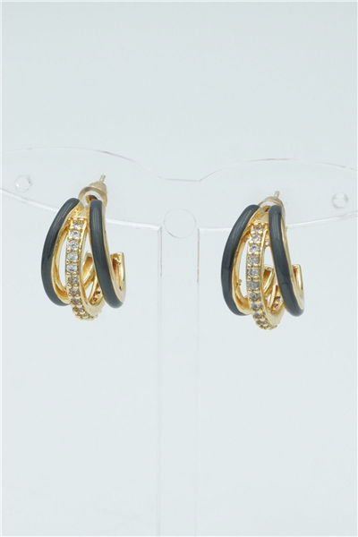 Özgün Tasarımlı  Premium Küpe Gold