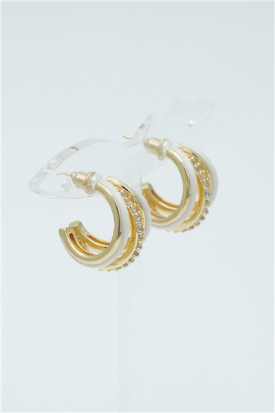 Özgün Tasarımlı  Premium Küpe Gold
