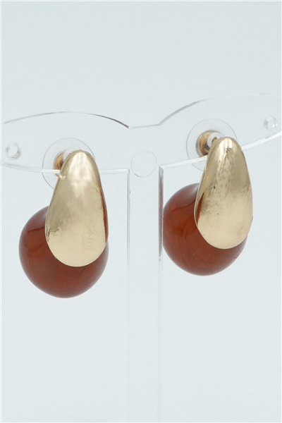 Özgün Tasarımlı  Premium Küpe Gold