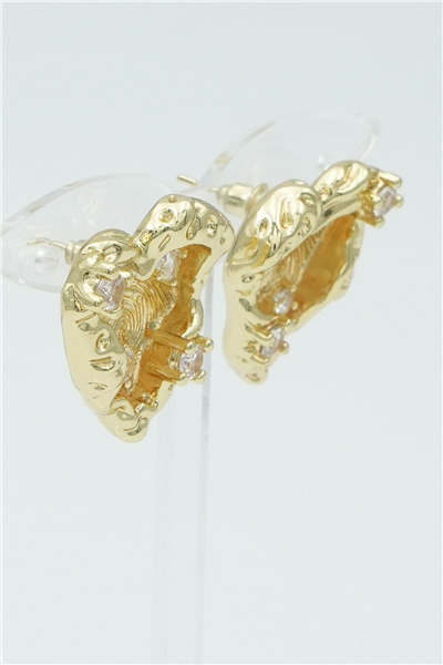 Özgün Tasarımlı  Premium Küpe Gold