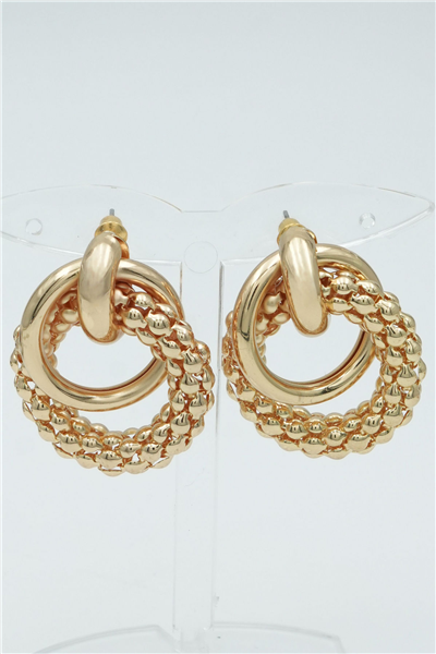 Özgün Tasarımlı  Premium Küpe Gold