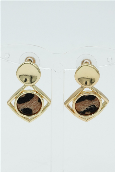 Özgün Tasarımlı  Premium Küpe Gold