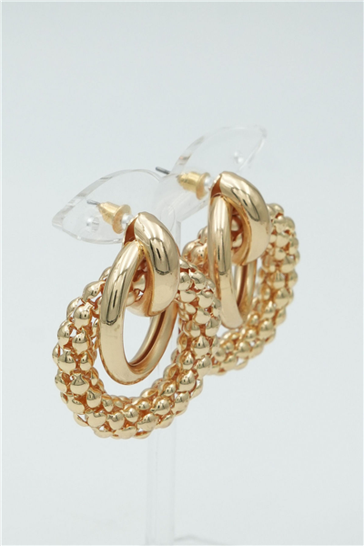 Özgün Tasarımlı  Premium Küpe Gold