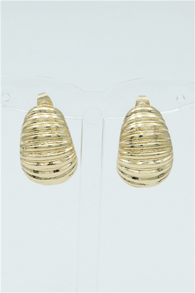 Özgün Tasarımlı  Premium Küpe Gold