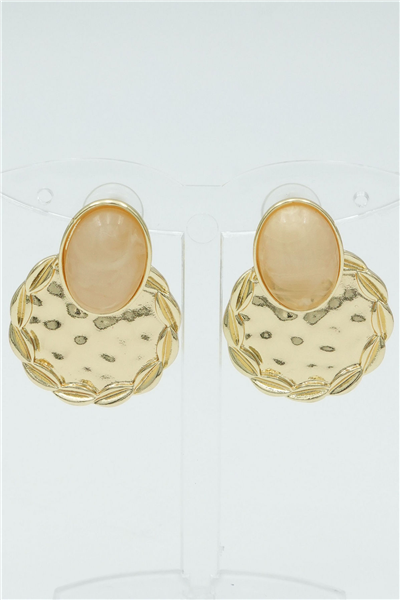 Özgün Tasarımlı  Premium Küpe Gold