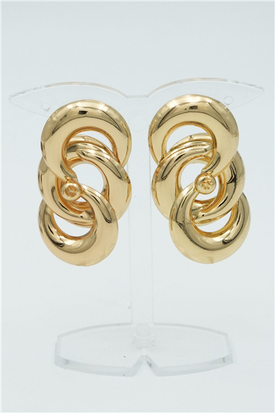Özgün Tasarımlı  Premium Küpe Gold