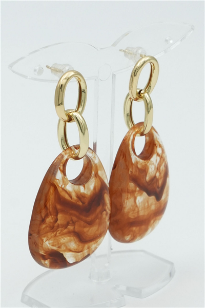 Özgün Tasarımlı  Premium Küpe Gold